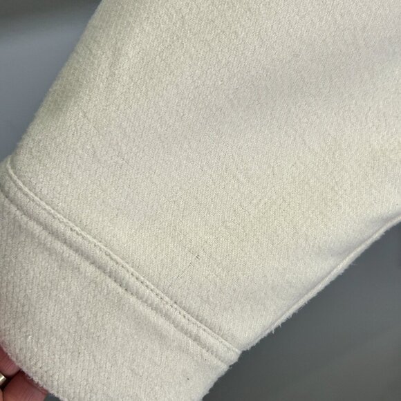 Moussy Minimalist Oversized Heavy Beige Shacket - One Size - Picture 5 of 7